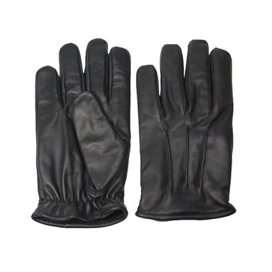 Swift classic fleece lined zwart leren handschoenen