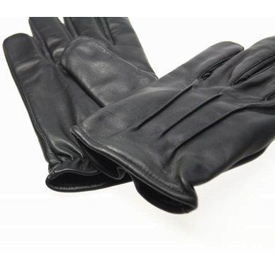 Swift classic fleece lined zwart leren handschoenen