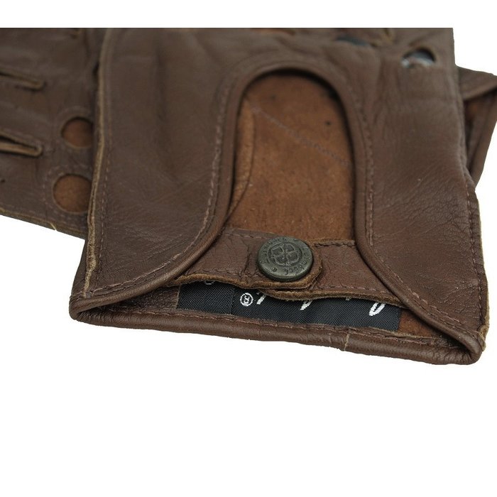 Laimböck belmont brown leather driving gloves