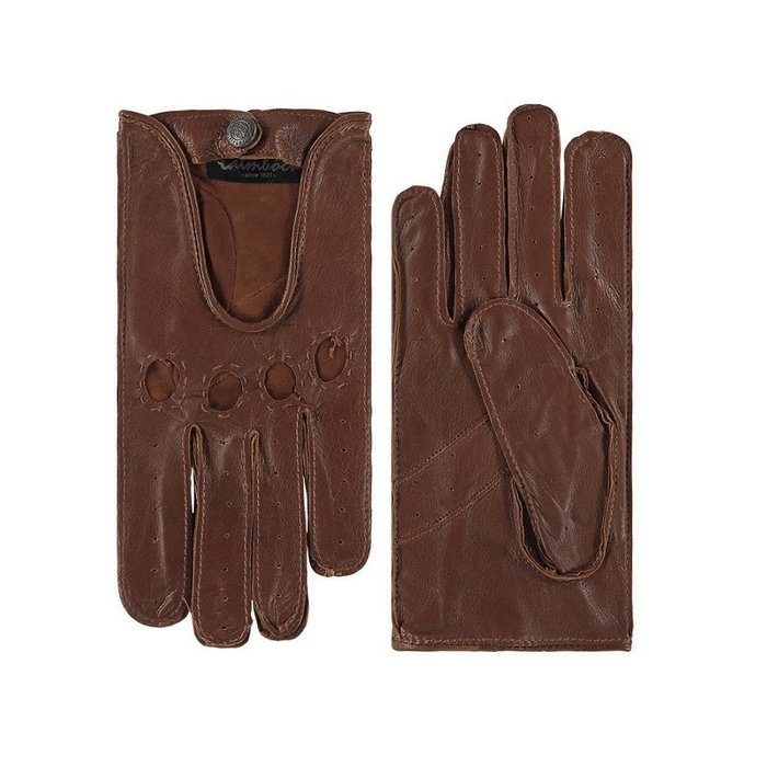 Laimböck belmont brown leather driving gloves