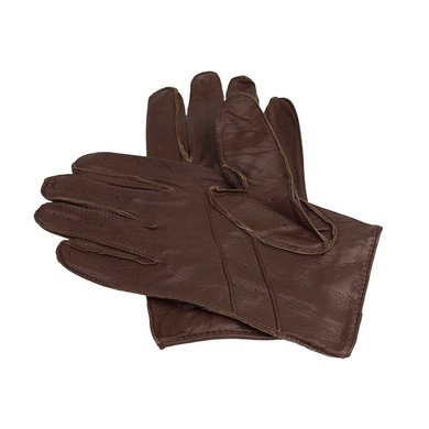 Laimböck manly brown leather driving gloves men
