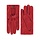 mackay red leather driving gloves ladies