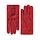 manly red leather driving gloves men
