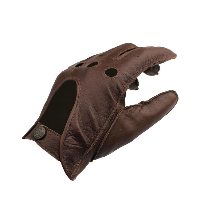 Laimböck belmont bruin leren autohandschoenen