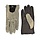 espresso crochet - brown leather driving gloves
