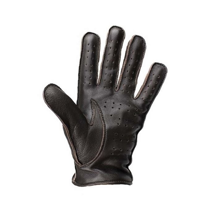 Swift Racing Autofahrer handschuhe dunkelbraun Leder