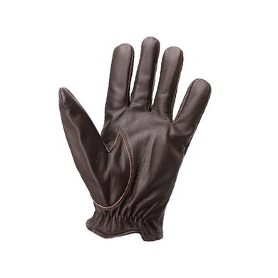 Swift classic unlined dark brown leather gloves