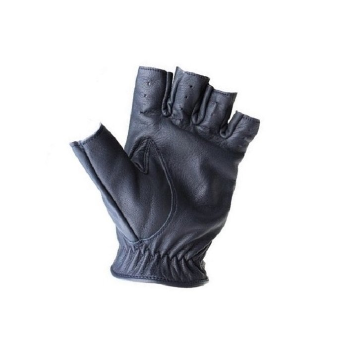 Swift Driver fingerlose Autofahrer handschuhe Blau Leder