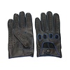 Swift racing leren handschoenen zwart-blauw