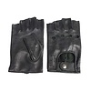 Swift Driver fingerlose Autofahrer handschuhe Schwarz Leder