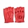 Racing fingerlose Autofahrer handschuhe Rot Leder