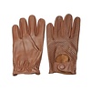 Swift retro racing mesh leren autohandschoenen nappa bruin