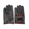 Swift racing leren handschoenen zwart-rood