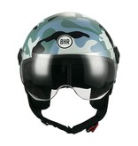 BHR 801 vespa helm camouflage grijs