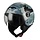 801 vespa helmet camouflage grey