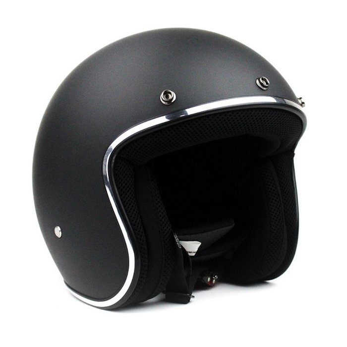 BHR 811 vintage jet helmet nero