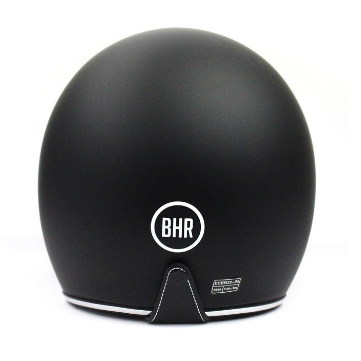 BHR 811 vintage jet helmet matt black | size XS