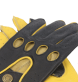Gladiator racing leather car gloves deep black