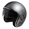IXS HX 77 2.5 jet helmet matt silver - black | size S