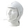 white leather aviator cap