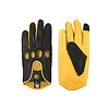 Gladiator Deep Black Racing Leder Autofahrer handschuhe