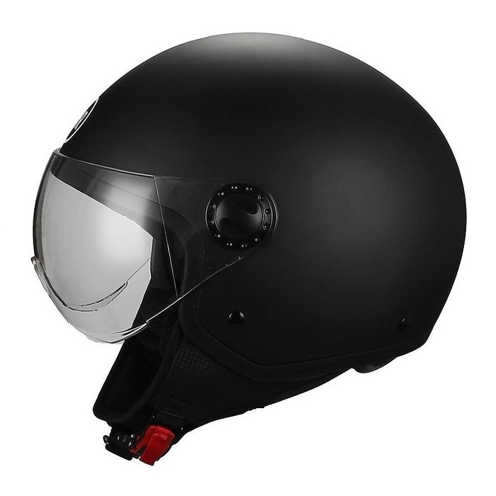 BHR 801 vespa helm mat zwart