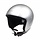 RB-660 retro open face helmet silver