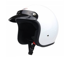 Redbike RB-710 retro jet helmet white | size XS