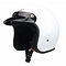 RB-710 retro jet helmet white | size XS