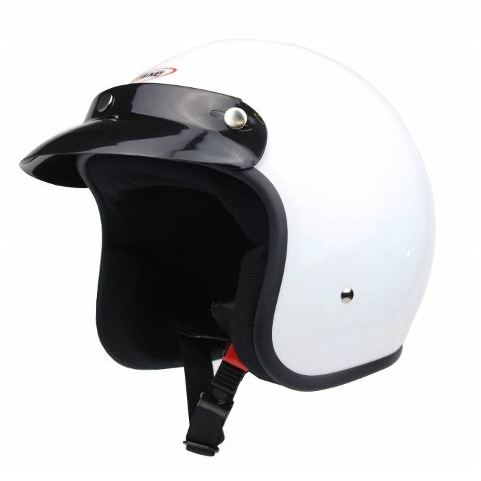 Redbike RB-710 retro jet helmet white