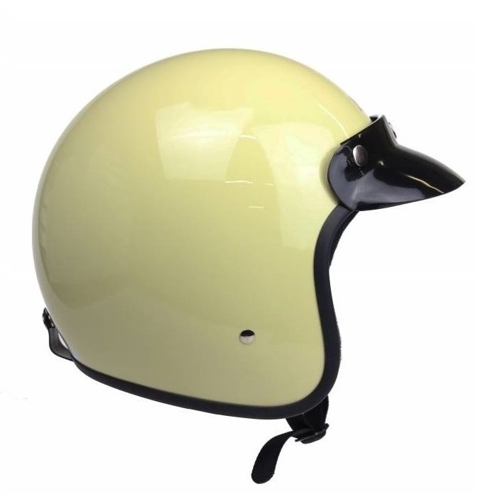 Redbike RB-710 Retro Jethelm Elfenbeinweiß - XS