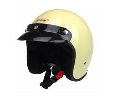 Redbike RB-710 retro jethelm ivoor wit | maat XS