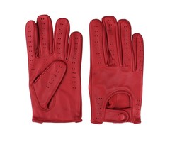 Swift Retro Racing Autofahrer handschuhe Rot Leder