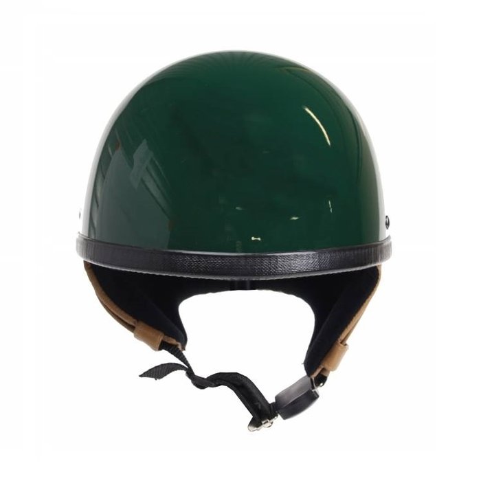Redbike RB-500 klassischer Halbschalenhelm Race grün