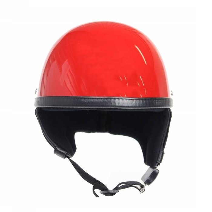 Redbike RB-500 klassischer Halbschalenhelm rot