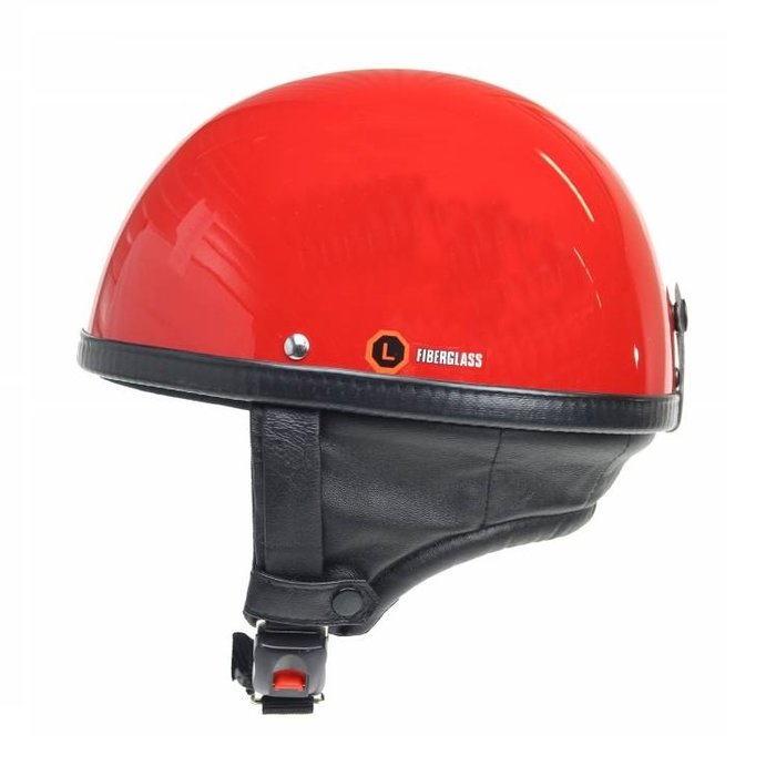 Redbike RB-500 klassischer Halbschalenhelm rot