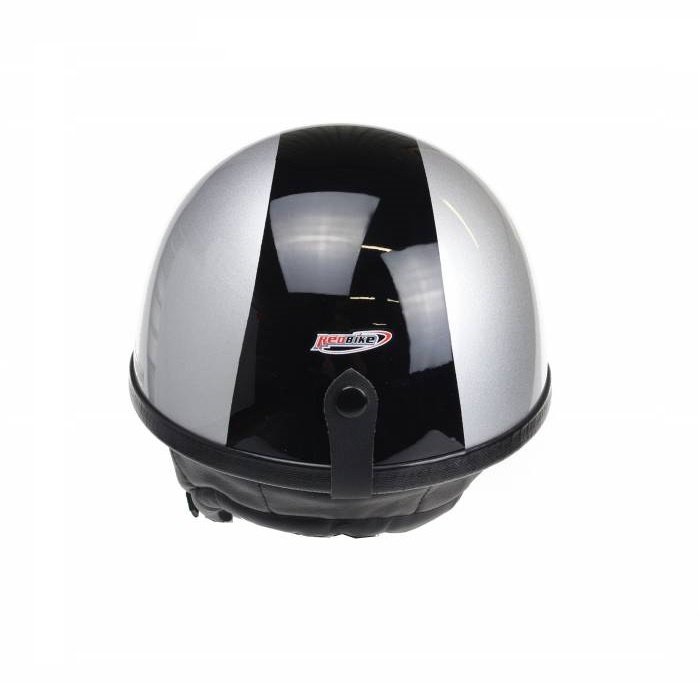 Redbike RB-500 classic half helmet silver-black