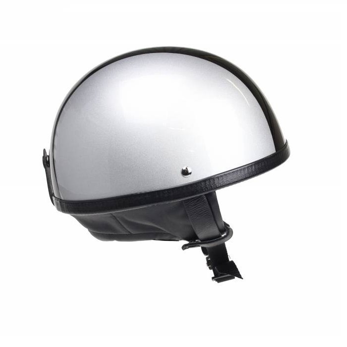 Redbike RB-500 classic half helmet silver-black