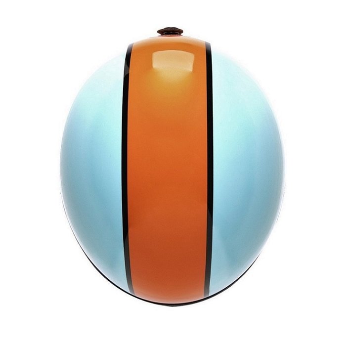 Redbike RB-514 Halbschalenhelm Gulf | hellblau - orange