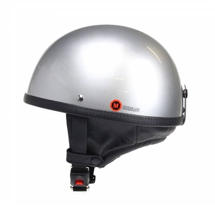 Redbike RB-500 classic half helmet silver