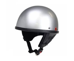 Redbike RB-500 classic half helmet silver