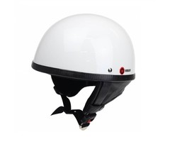 Redbike RB-500 klassischer Halbschalenhelm weiß