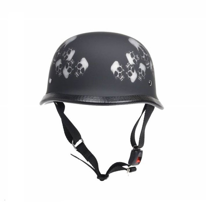 Redbike RK-305 Deutscher Helm mit Totenkopf