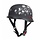 RK-305 duitse helm mat zwart met doodskoppen