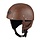 vintage brown leather half helmet