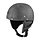 grey leather half helmet