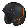 IXS HX 89 2.0 jet helmet matt black-orange