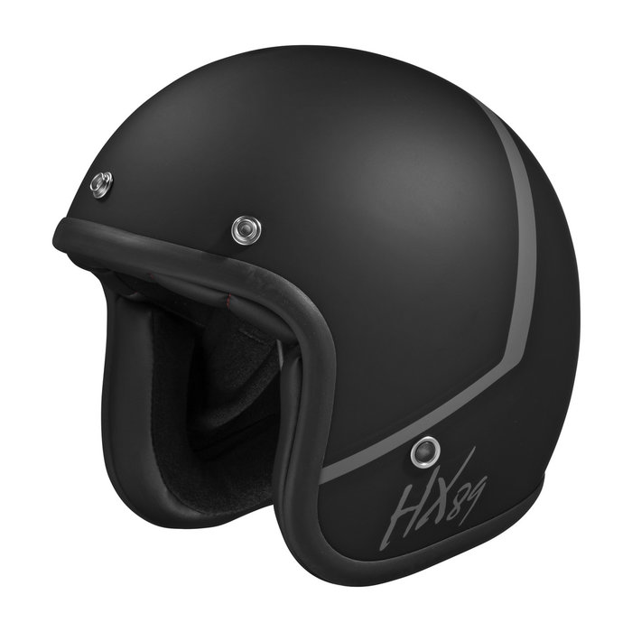 IXS HX 89 2.0 Jethelm matt Schwarz-Grau