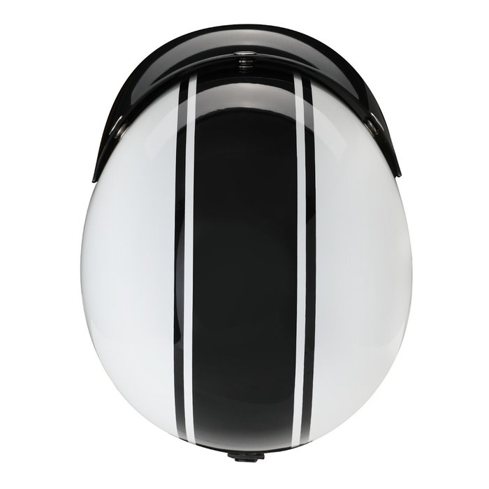 Redbike RB-675 jet helmet white-black