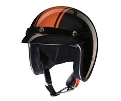 Redbike RB-676 jethelm zwart-oranje